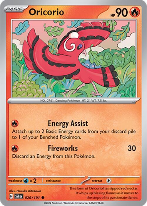 Pokemon Oricorio 26/191 Surging Sparks