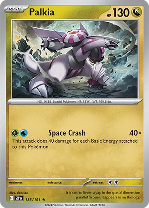 Pokemon Palkia 136/191 Surging Sparks