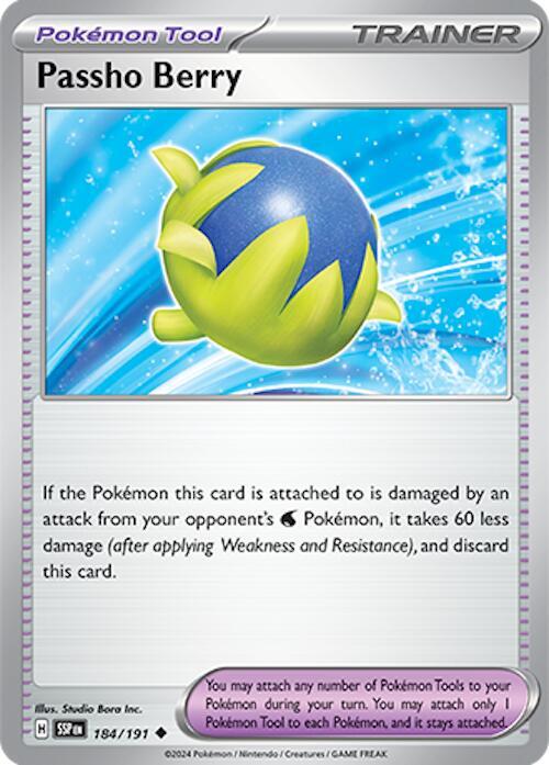 Pokemon Passho Berry 184/191 Surging Sparks