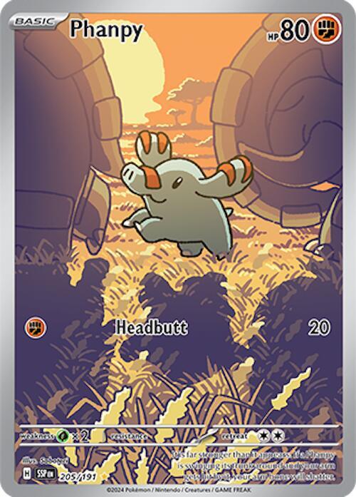 Pokemon Phanpy 205/191 Surging Sparks