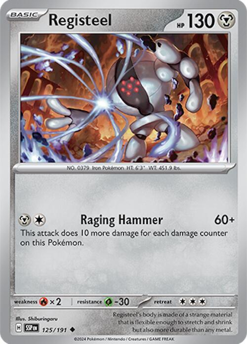 Pokemon Registeel 125/191 Surging Sparks