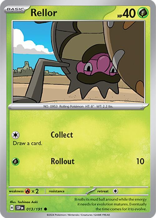 Pokemon Rellor 13/191 Surging Sparks