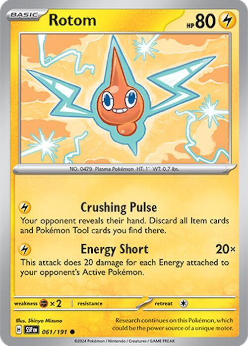Pokemon Rotom 61/191 Surging Sparks