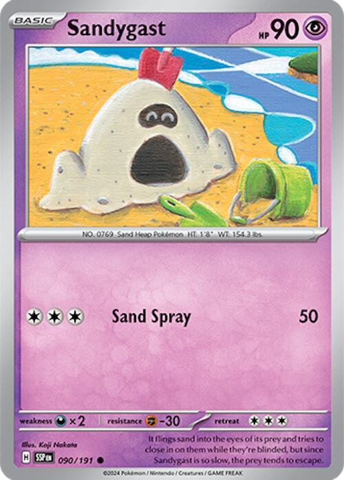 Pokemon Sandygast 90/191 Surging Sparks