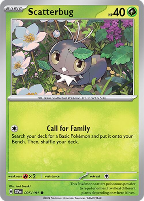 Pokemon Scatterbug 5/191 Surging Sparks