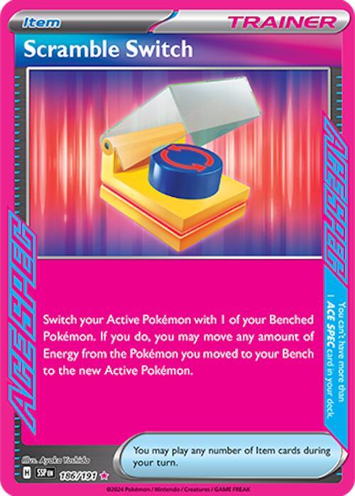 Pokemon Scramble Switch 186/191 Surging Sparks