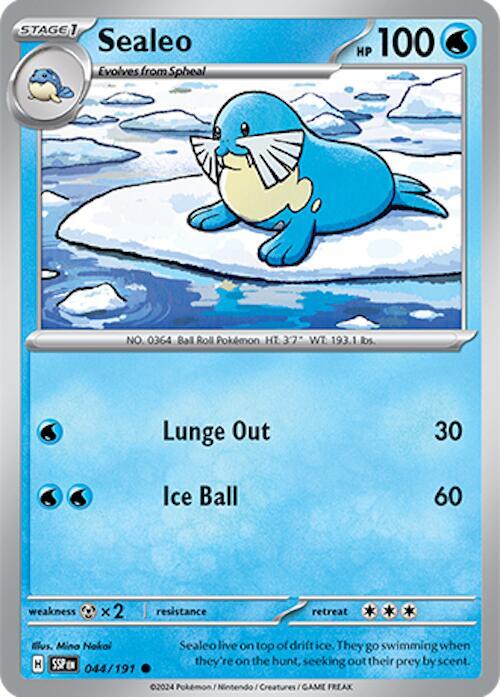 Pokemon Sealeo 44/191 Surging Sparks