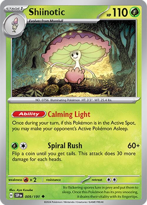 Pokemon Shiinotic 9/191 Surging Sparks