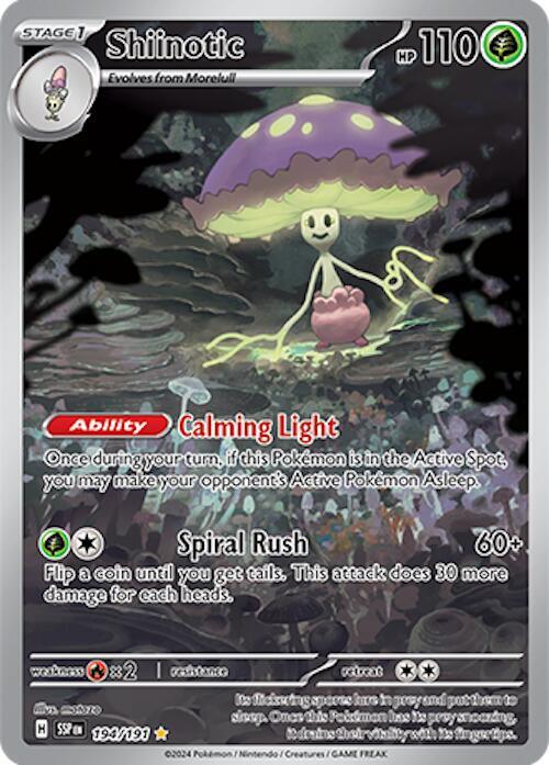 Pokemon Shiinotic 194/191 Surging Sparks