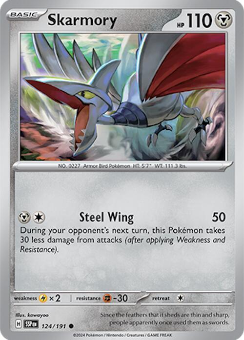 Pokemon Skarmory 124/191 Surging Sparks