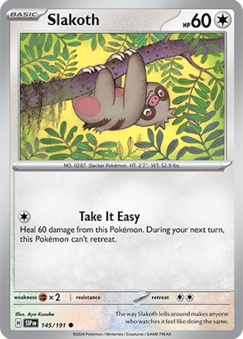 Pokemon Slakoth 145/191 Surging Sparks