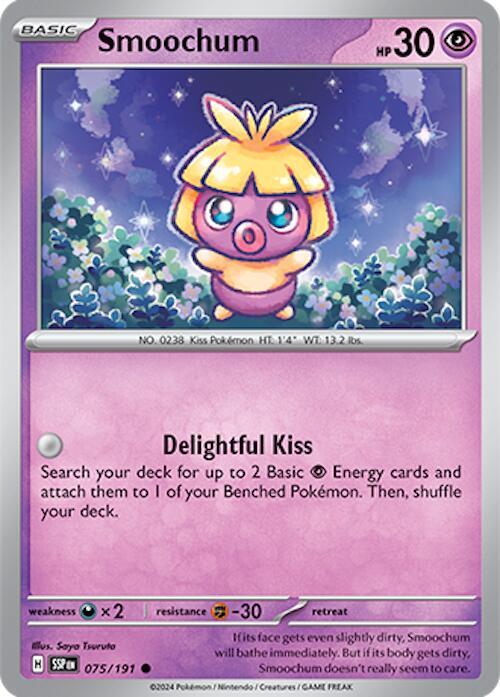 Pokemon Smoochum 75/191 Surging Sparks