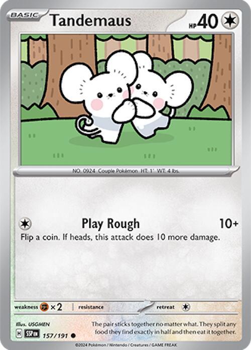 Pokemon Tandemaus 157/191 Surging Sparks