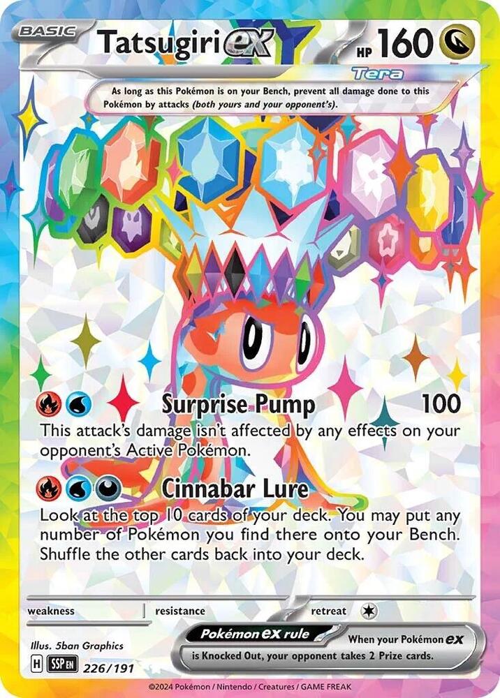 Pokemon Tatsugiri ex 226/191 Surging Sparks