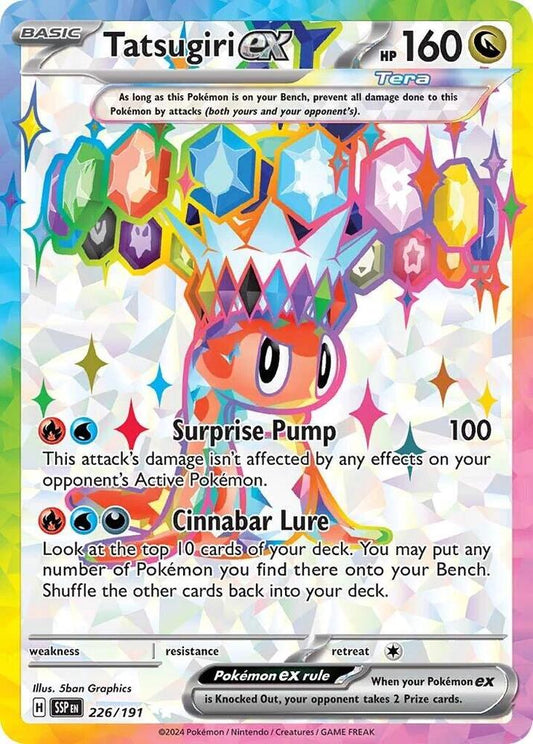 Pokemon Tatsugiri ex 226/191 Surging Sparks