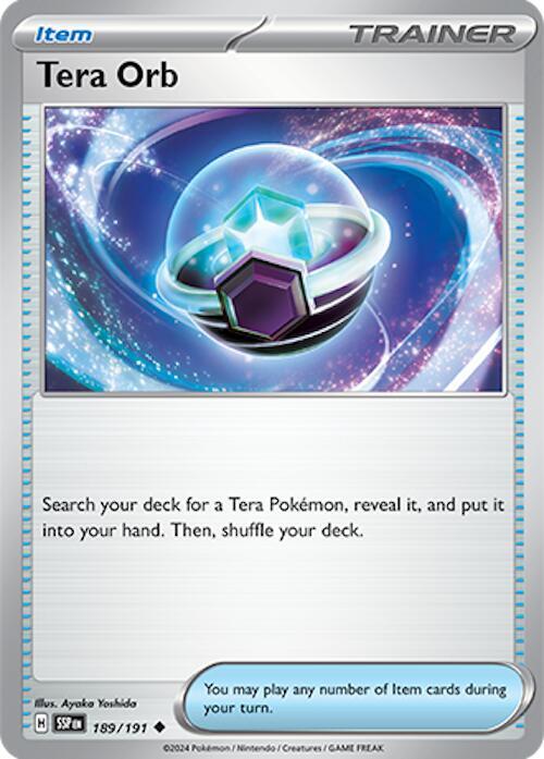 Pokemon Tera Orb 189/191 Surging Sparks