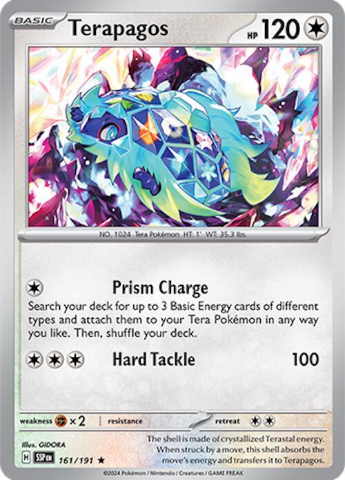Pokemon Terapagos 161/191 Surging Sparks