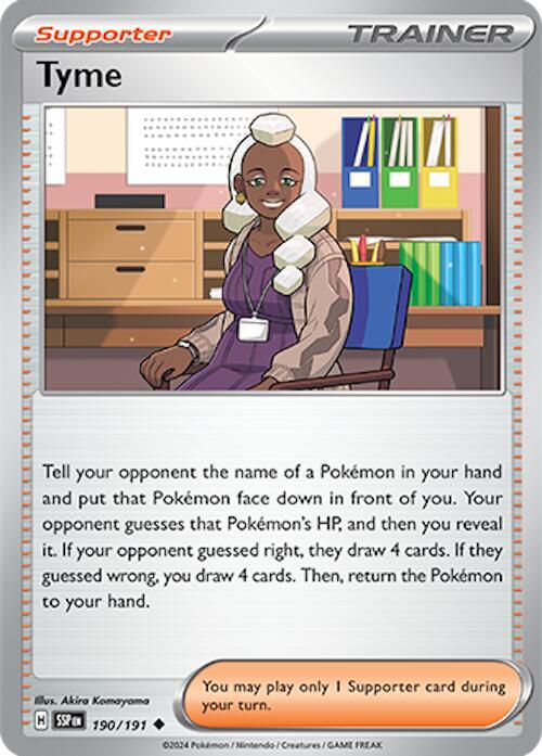 Pokemon Tyme 190/191 Surging Sparks