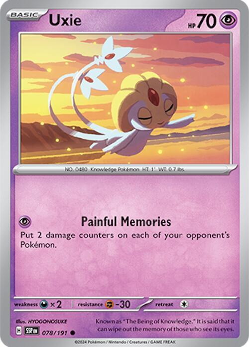 Pokemon Uxie 78/191 Surging Sparks