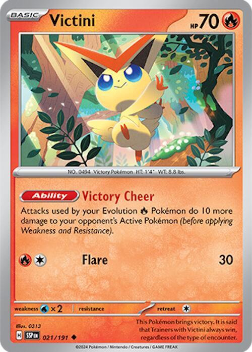 Pokemon Victini 21/191 Surging Sparks