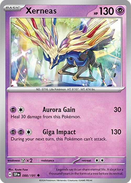Pokemon Xerneas 88/191 Surging Sparks