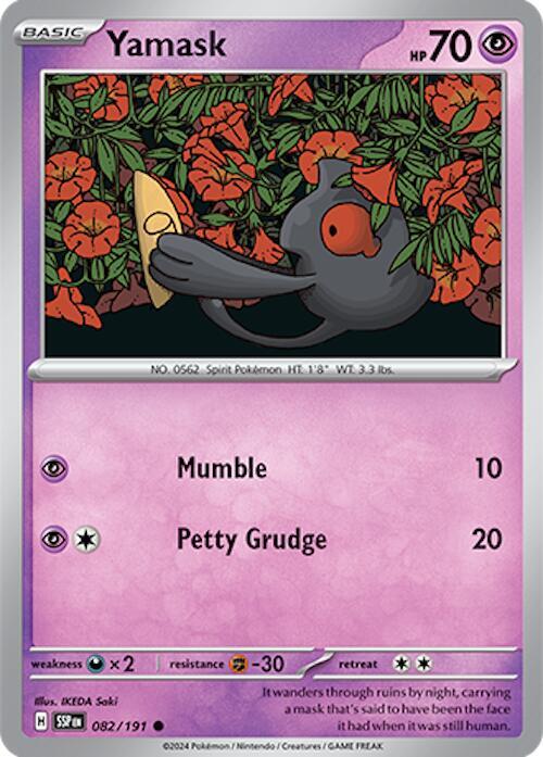 Pokemon Yamask 82/191 Surging Sparks