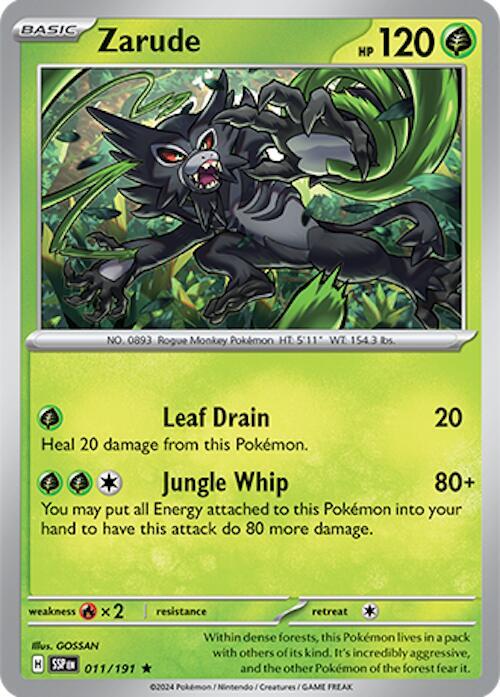 Pokemon Zarude 11/191 Surging Sparks
