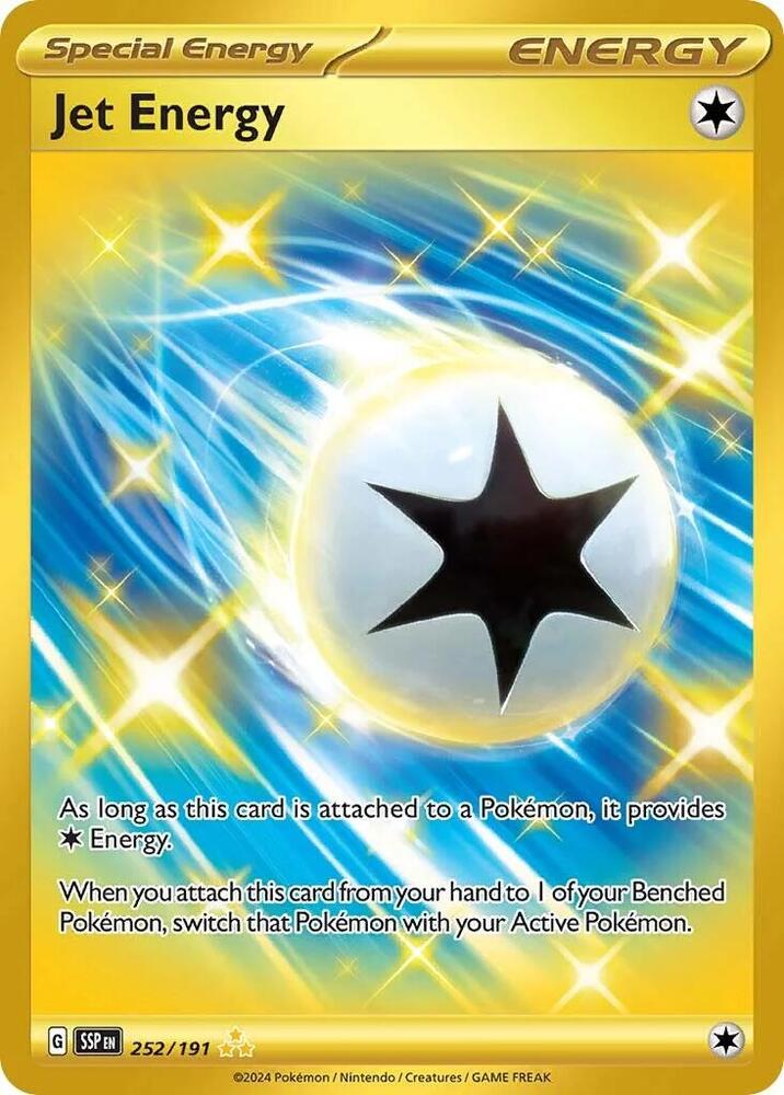 Pokemon Jet Energy 252/191 Surging Sparks
