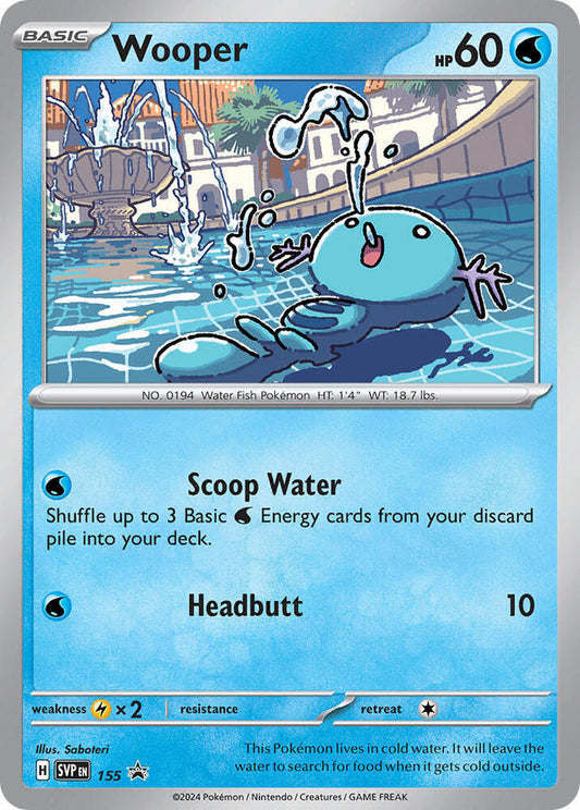 Pokemon Wooper 155 SVP Black Star Promos