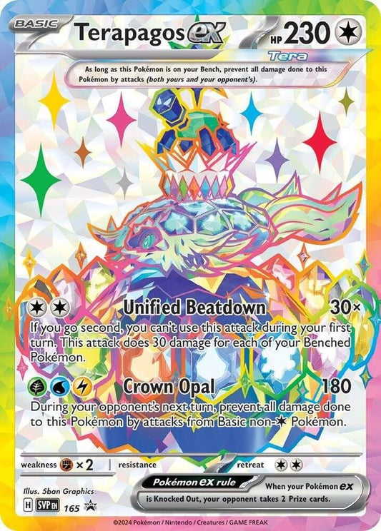 Pokemon Terapagos ex 165 SVP Black Star Promos