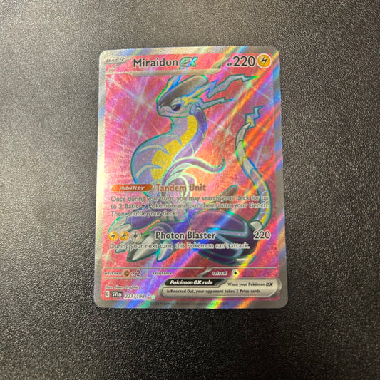 Pokemon TCG Miraidon ex Full Art 227/198