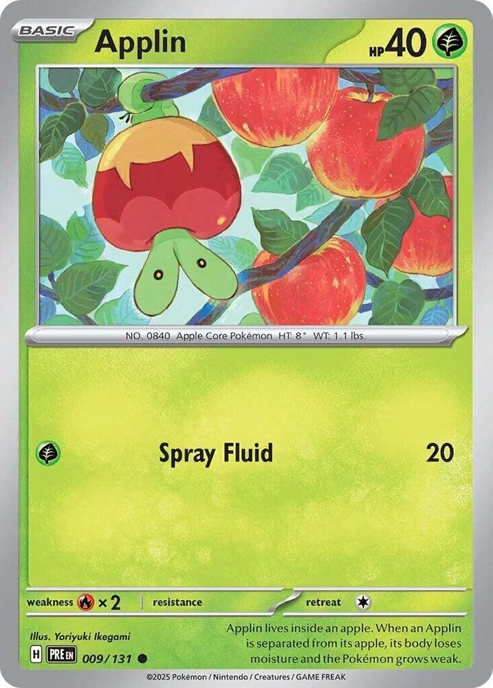 Pokemon Applin 9/131 Prismatic Evolutions
