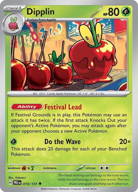 Pokemon Dipplin 10/131 Prismatic Evolutions