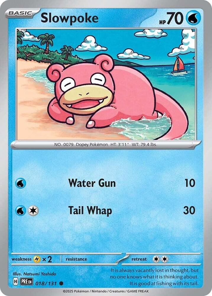 Pokemon Slowpoke 18/131 Prismatic Evolutions