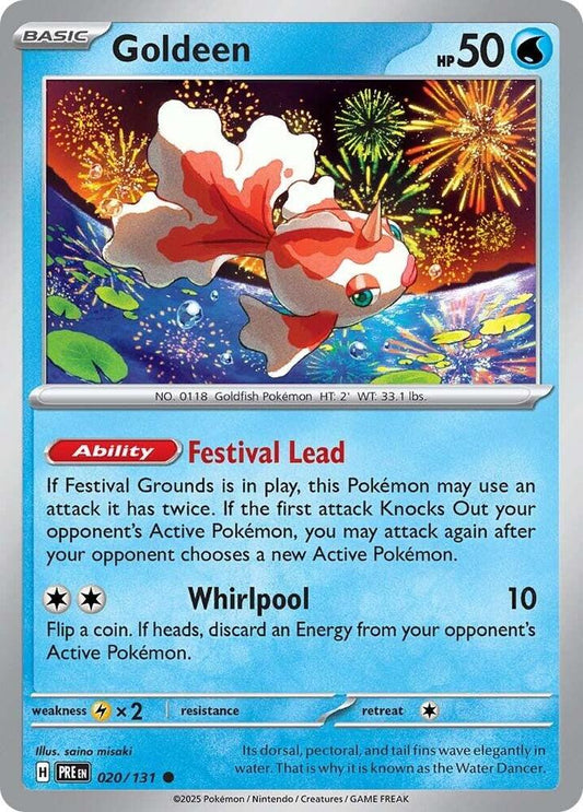 Pokemon Goldeen 20/131 Prismatic Evolutions