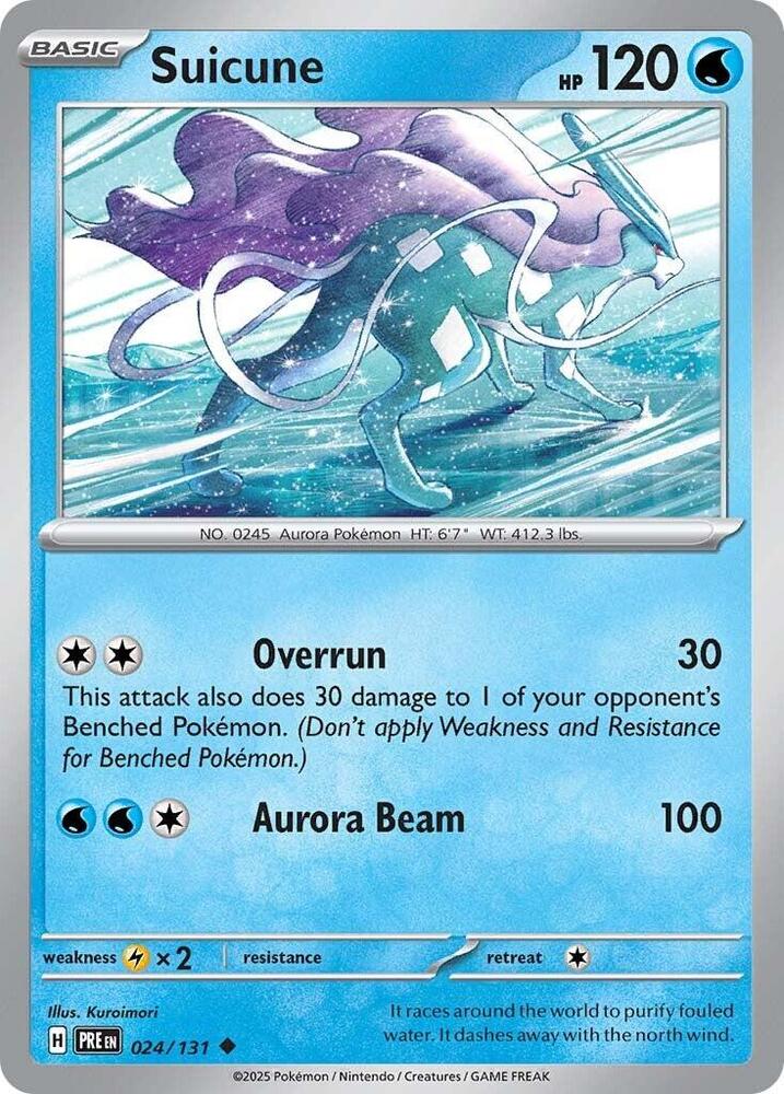 Pokemon Suicune 24/131 Prismatic Evolutions