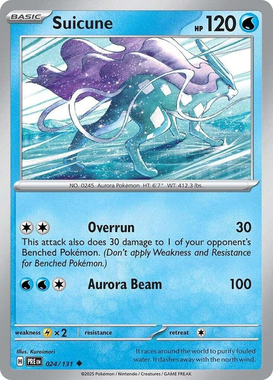Pokemon Suicune 24/131 Prismatic Evolutions