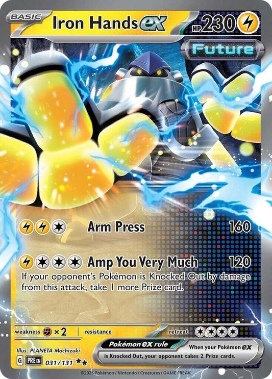 Pokemon Iron Hands ex 31/131 Prismatic Evolutions