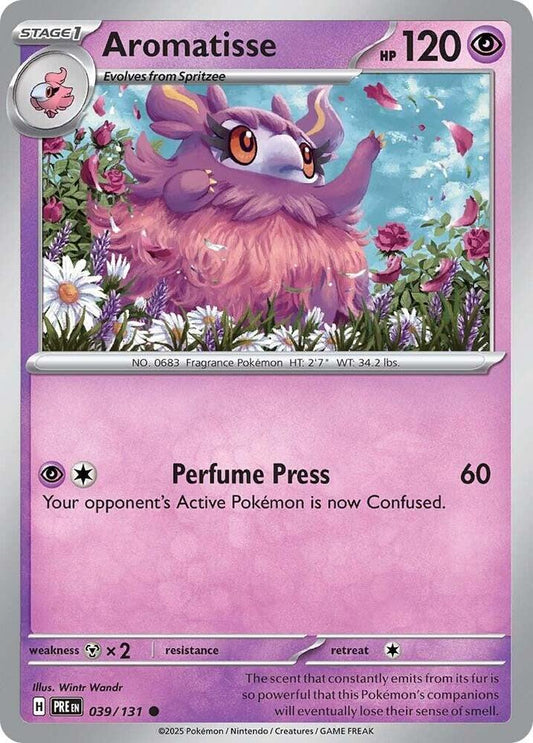 Pokemon Aromatisse 39/131 Prismatic Evolutions