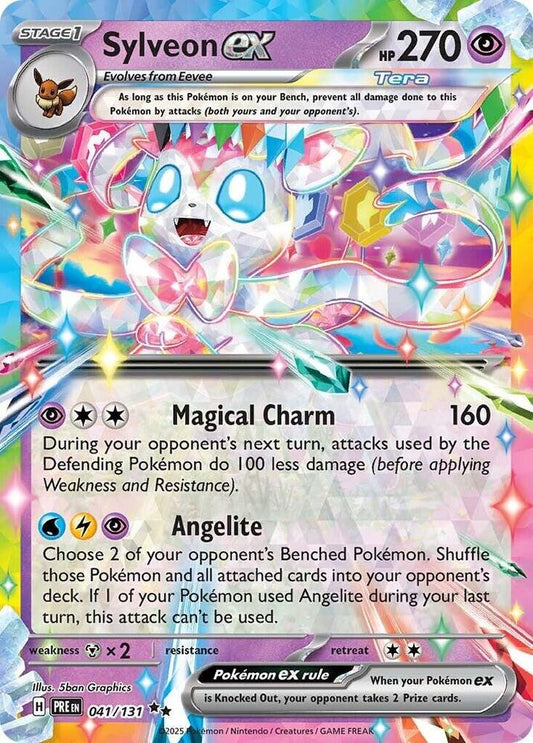 Pokemon Sylveon ex 41/131 Prismatic Evolutions