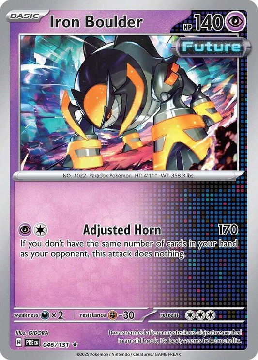 Pokemon Iron Boulder 46/131 Prismatic Evolutions