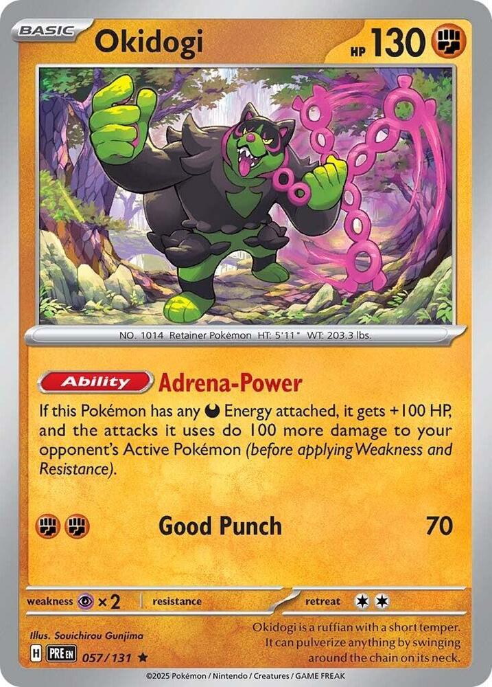 Pokemon Okidogi 57/131 Prismatic Evolutions