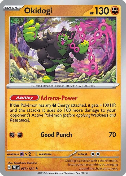 Pokemon Okidogi 57/131 Prismatic Evolutions