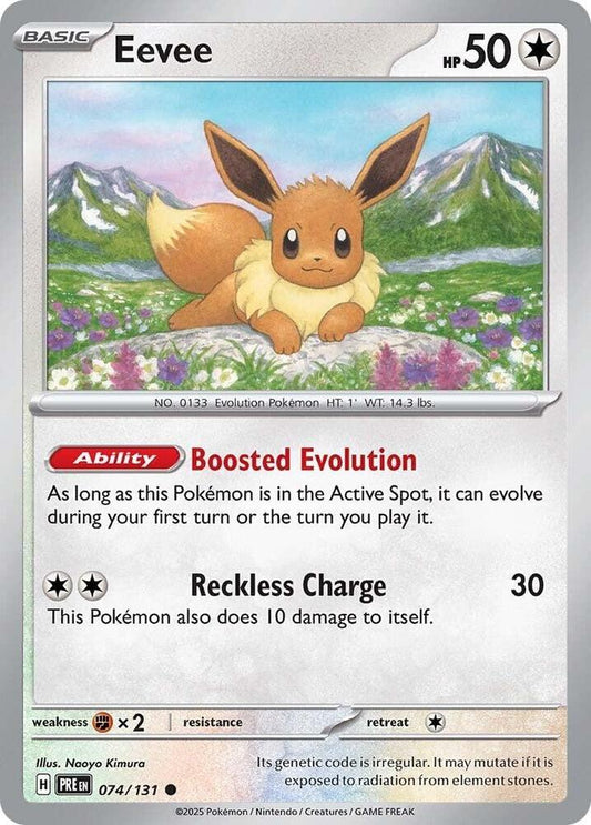 Pokemon Eevee 74/131 Prismatic Evolutions