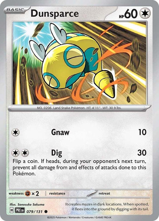 Pokemon Dunsparce 79/131 Prismatic Evolutions