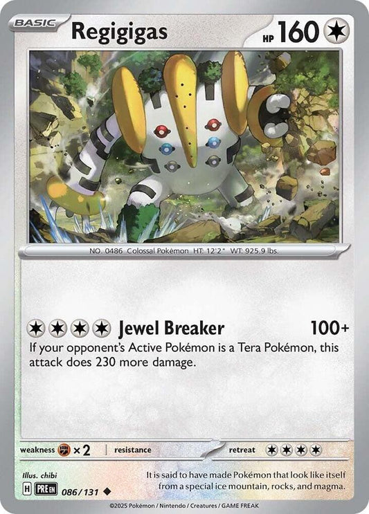 Pokemon Regigigas 86/131 Prismatic Evolutions