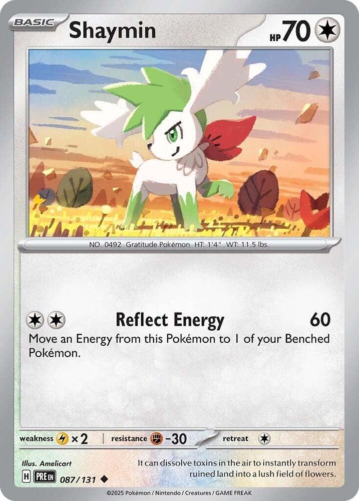 Pokemon Shaymin 87/131 Prismatic Evolutions