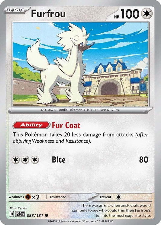 Pokemon Furfrou 88/131 Prismatic Evolutions