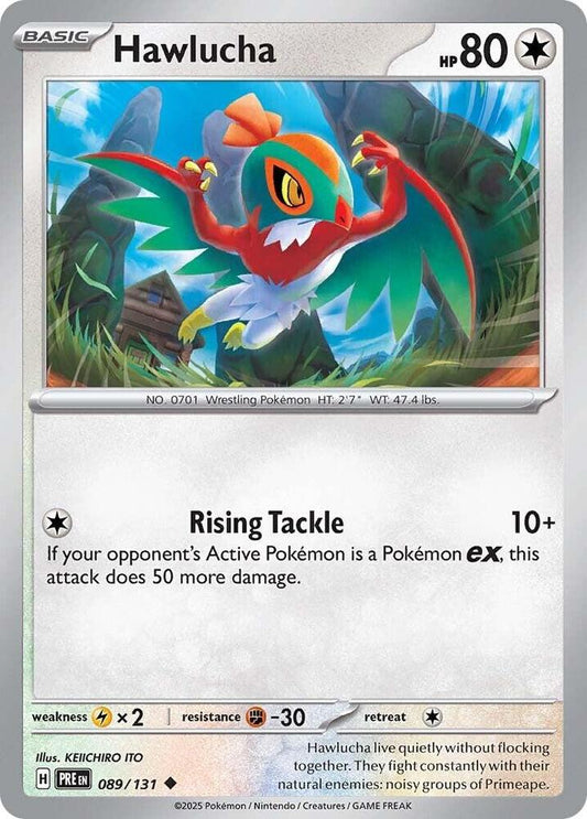 Pokemon Hawlucha 89/131 Prismatic Evolutions