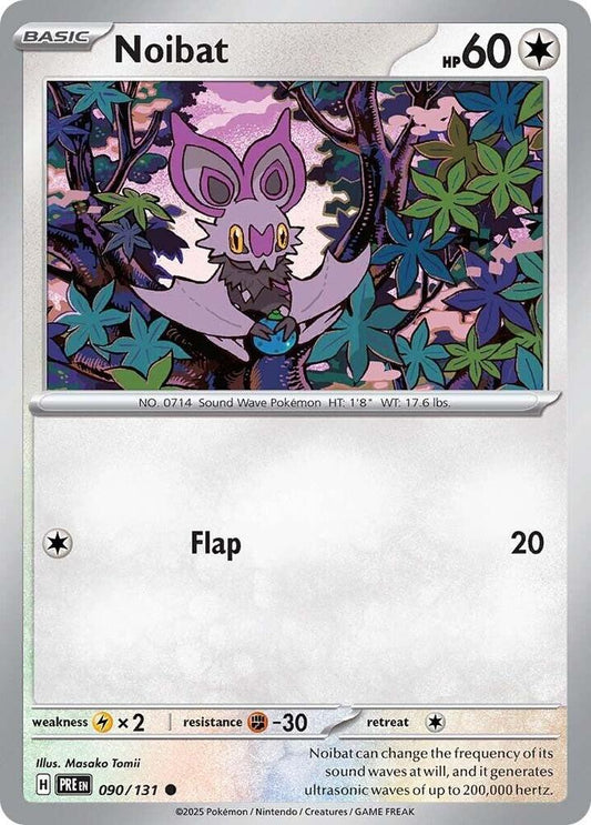 Pokemon Noibat 90/131 Prismatic Evolutions